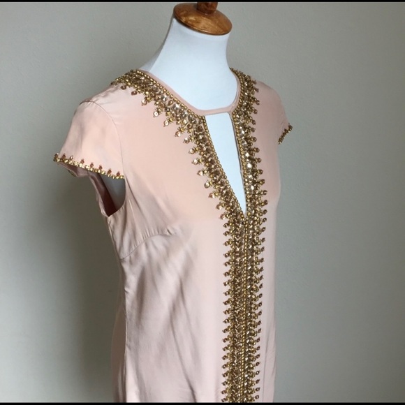 Bebe rose dust beaded dress - Picture 4 of 8